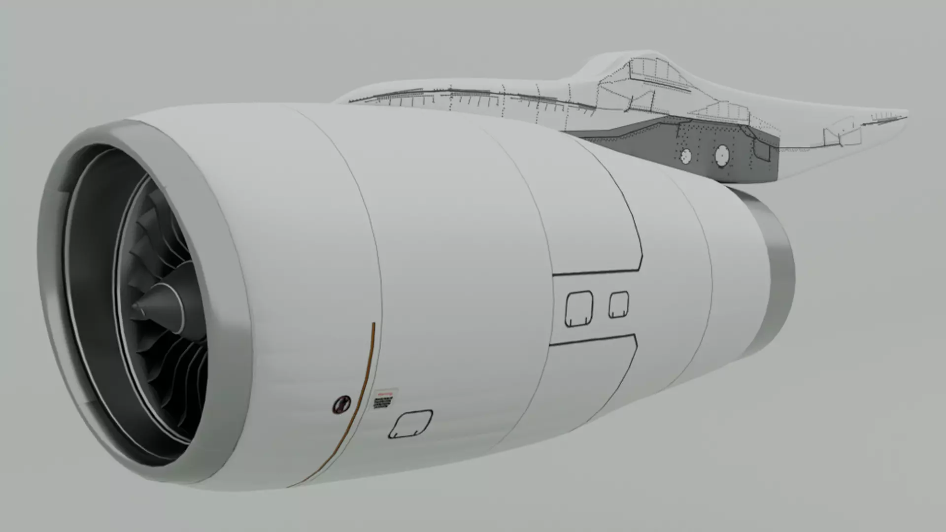 Aeroplan Engine  3D model_0
