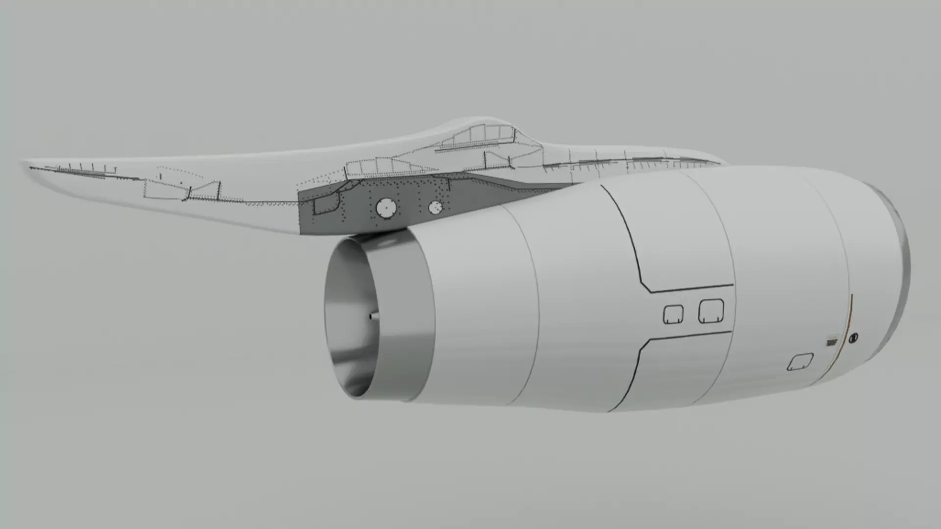 Aeroplan Engine  3D model_6