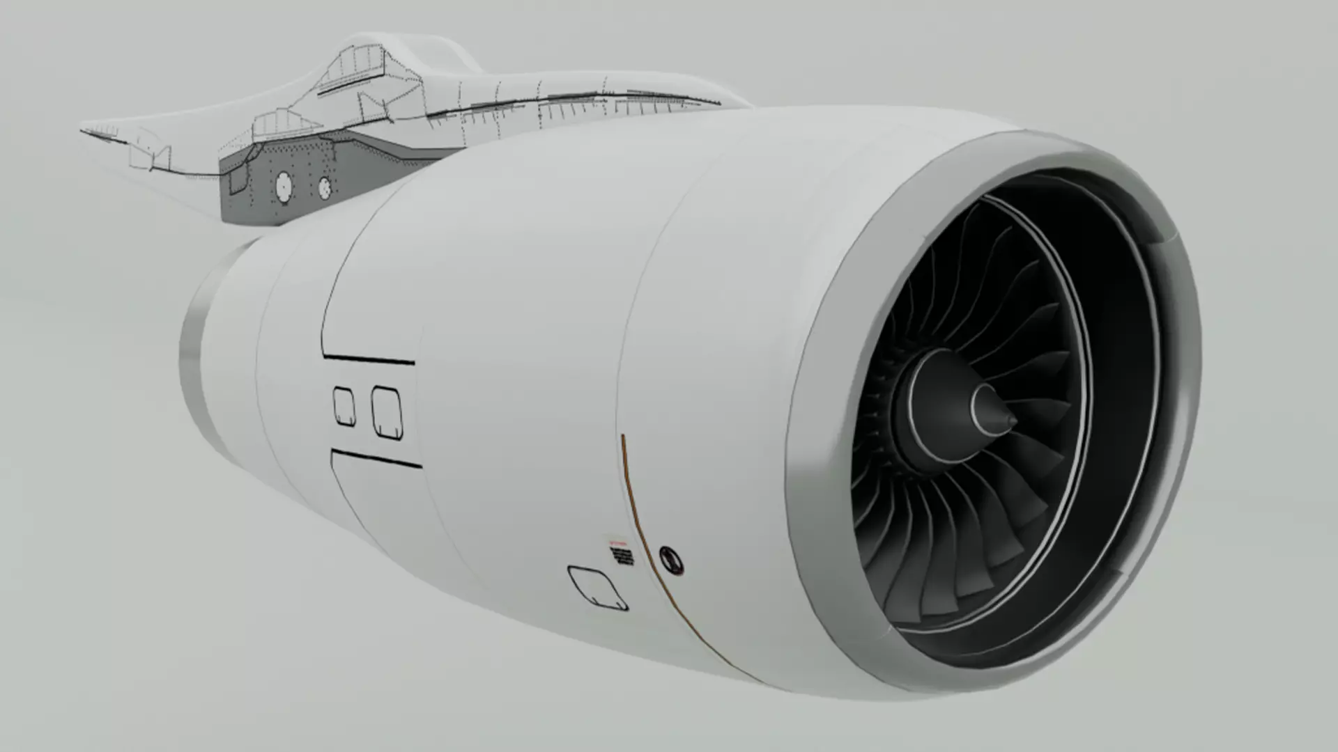 Aeroplan Engine  3D model_8
