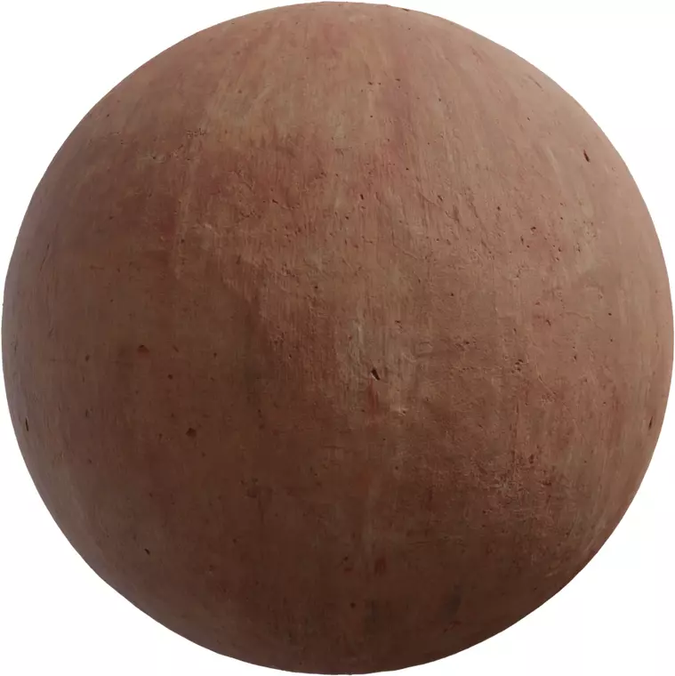 PBR Terracotta Tinted Plaster Texture
