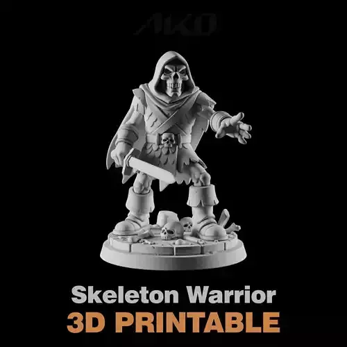 Skeleton Warrior 3D Printable