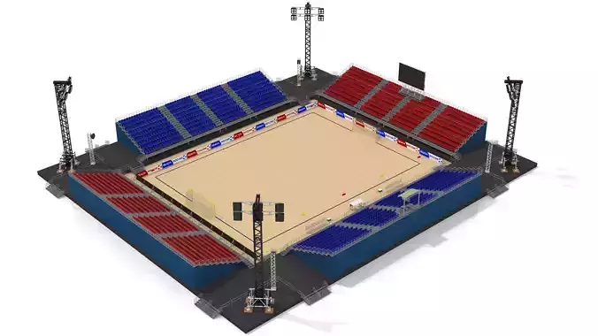 Beach Football Soccer Stadium