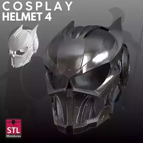 Cosplay Helmets STL Collectible 3D Models