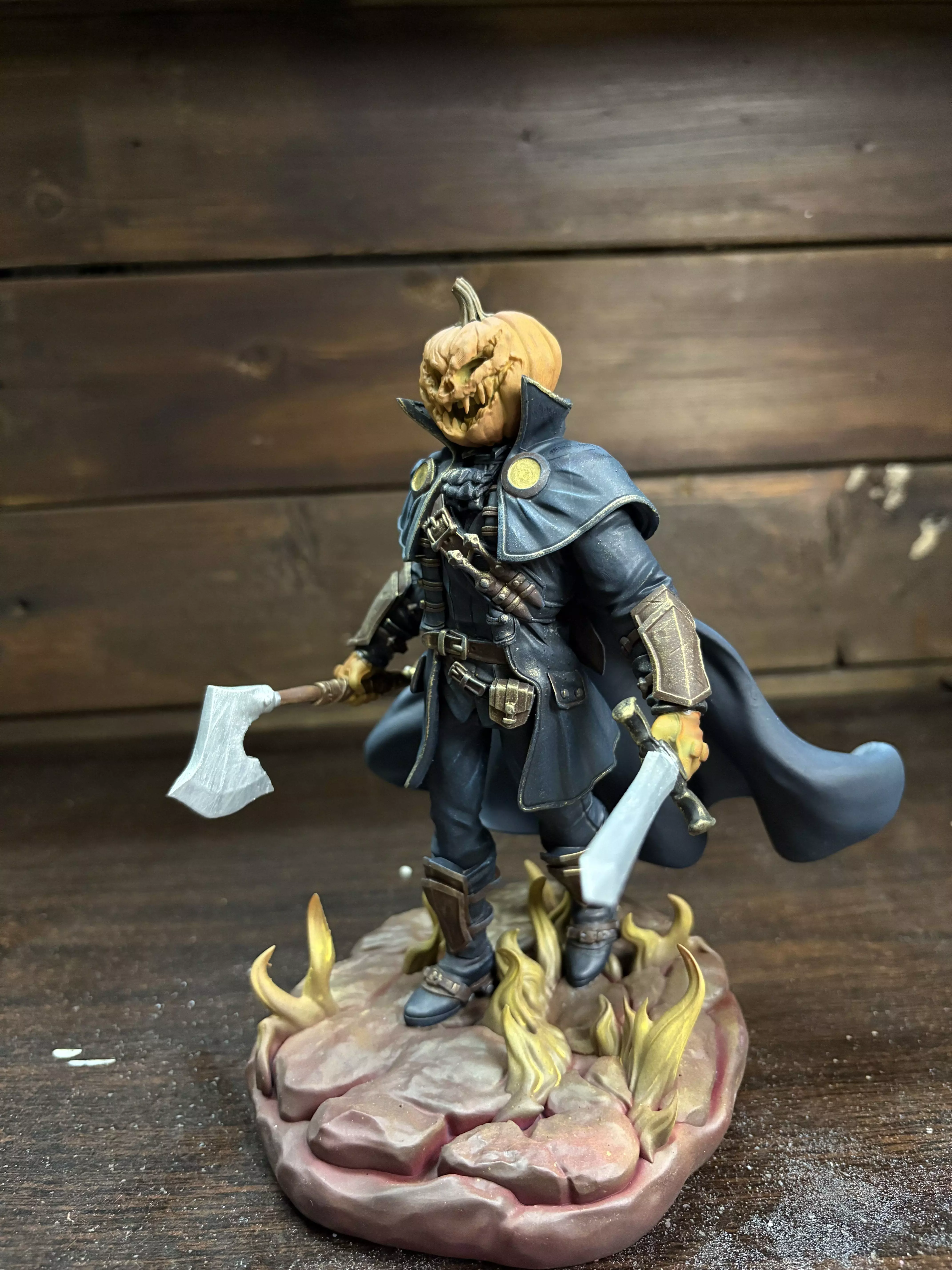 the pumpkin king print ready 3D print model_9