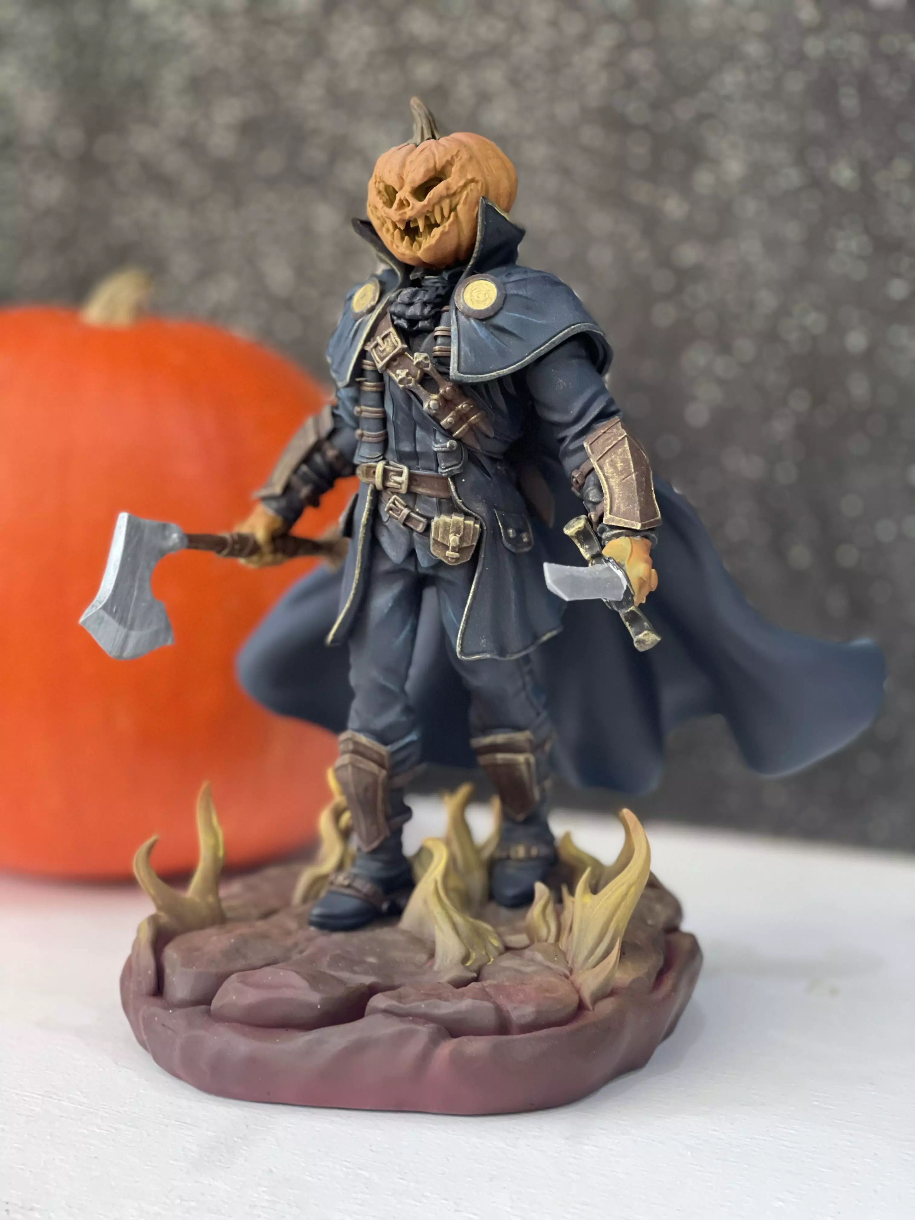 the pumpkin king print ready 3D print model_4