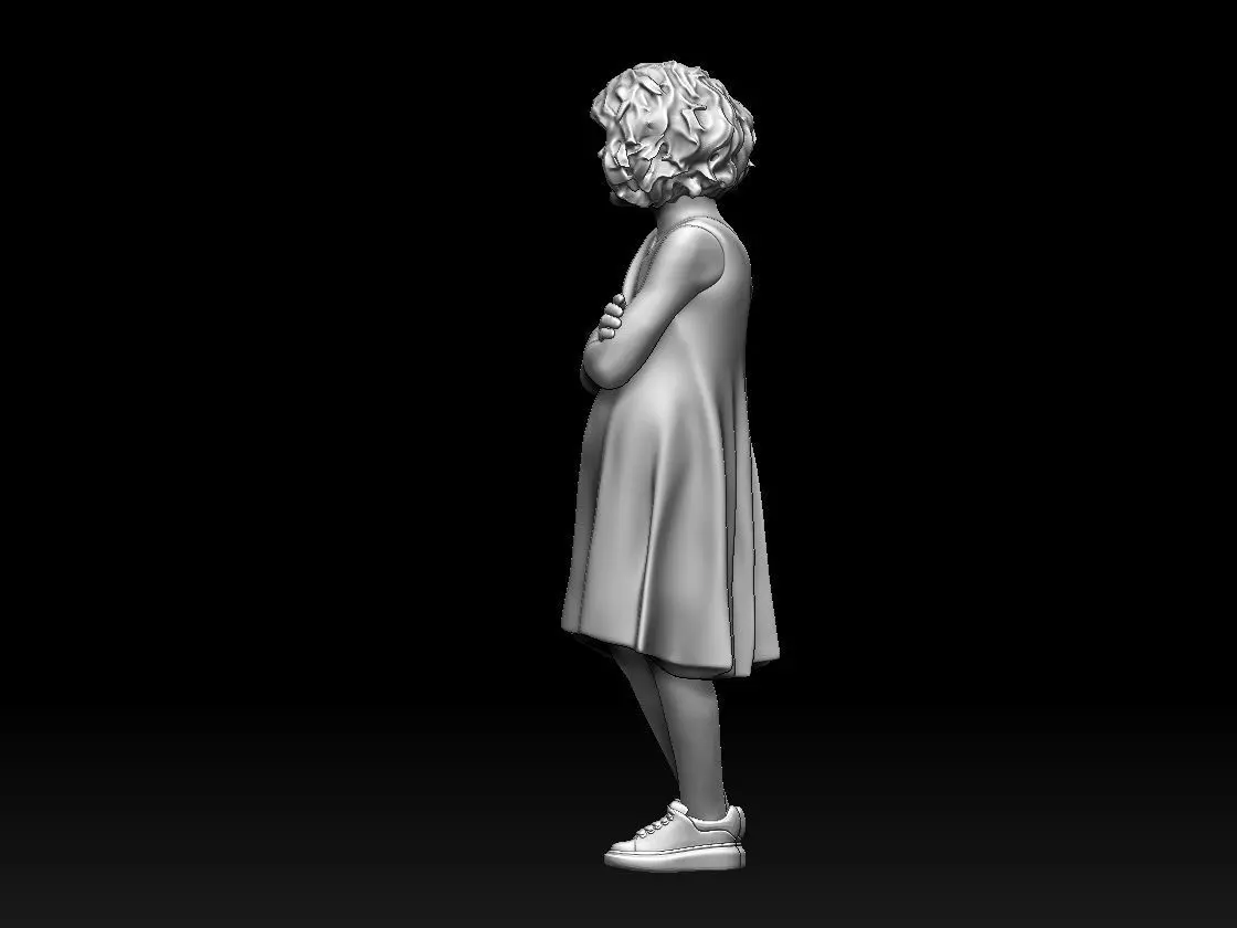 Girl 01 3D print model_7