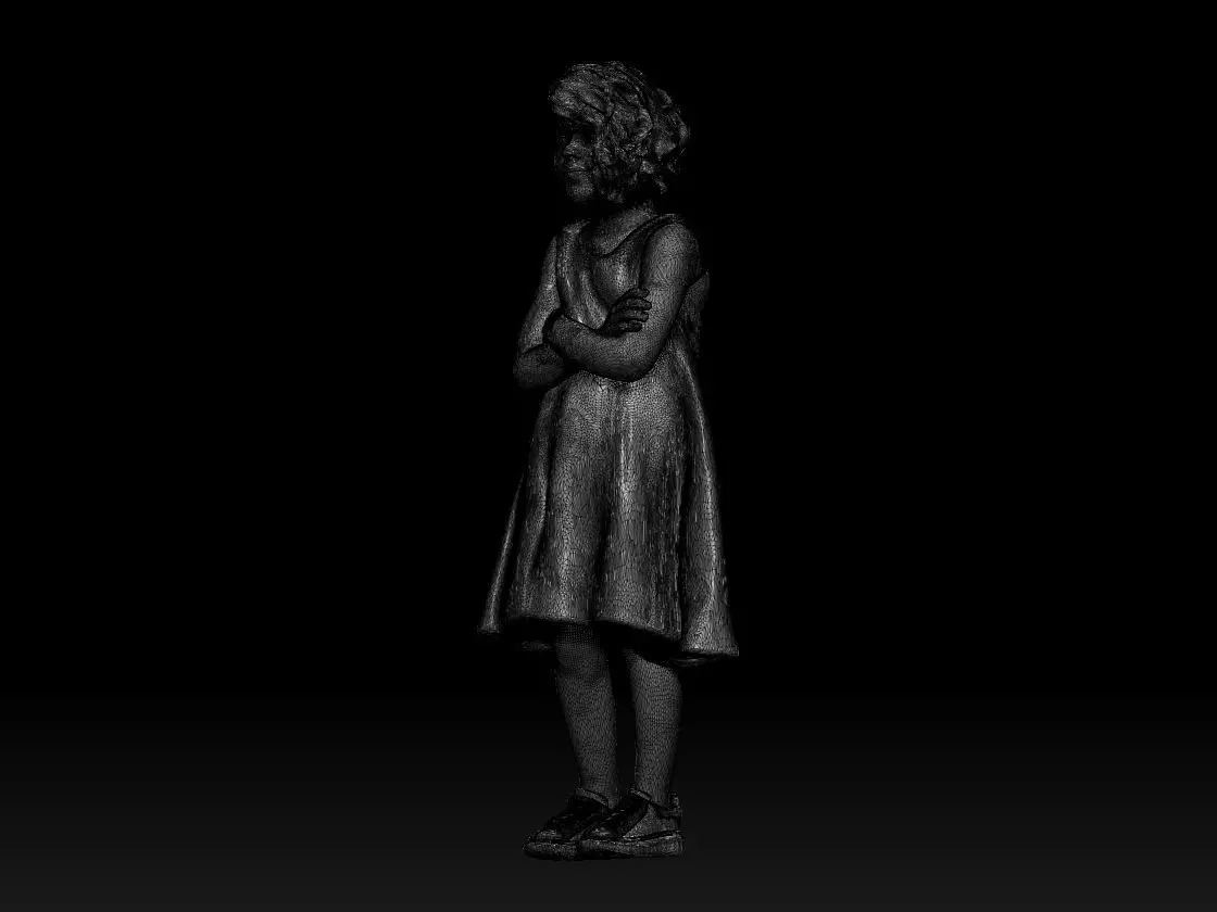 Girl 01 3D print model_15
