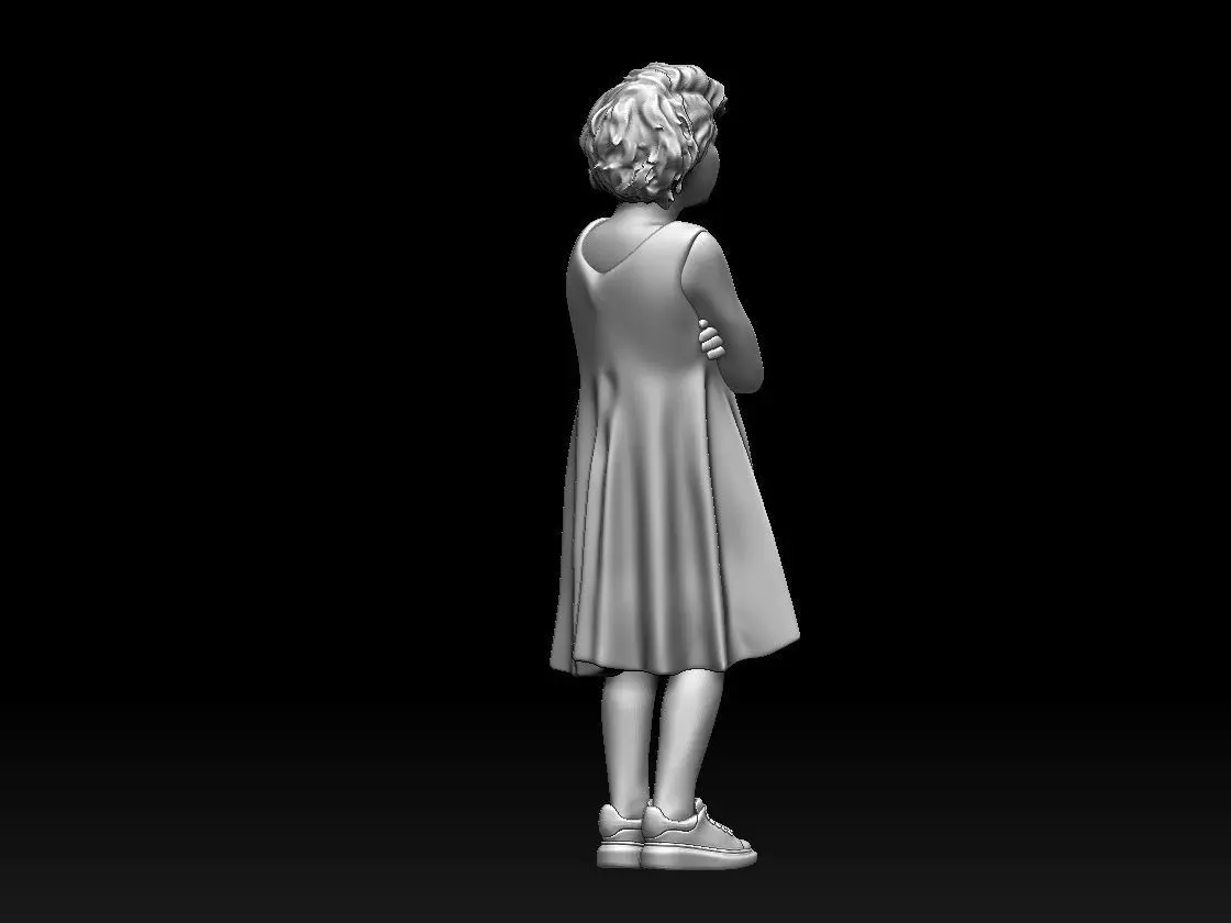Girl 01 3D print model_12