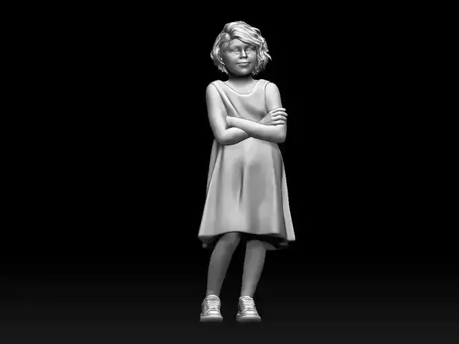Girl 01 3D print model