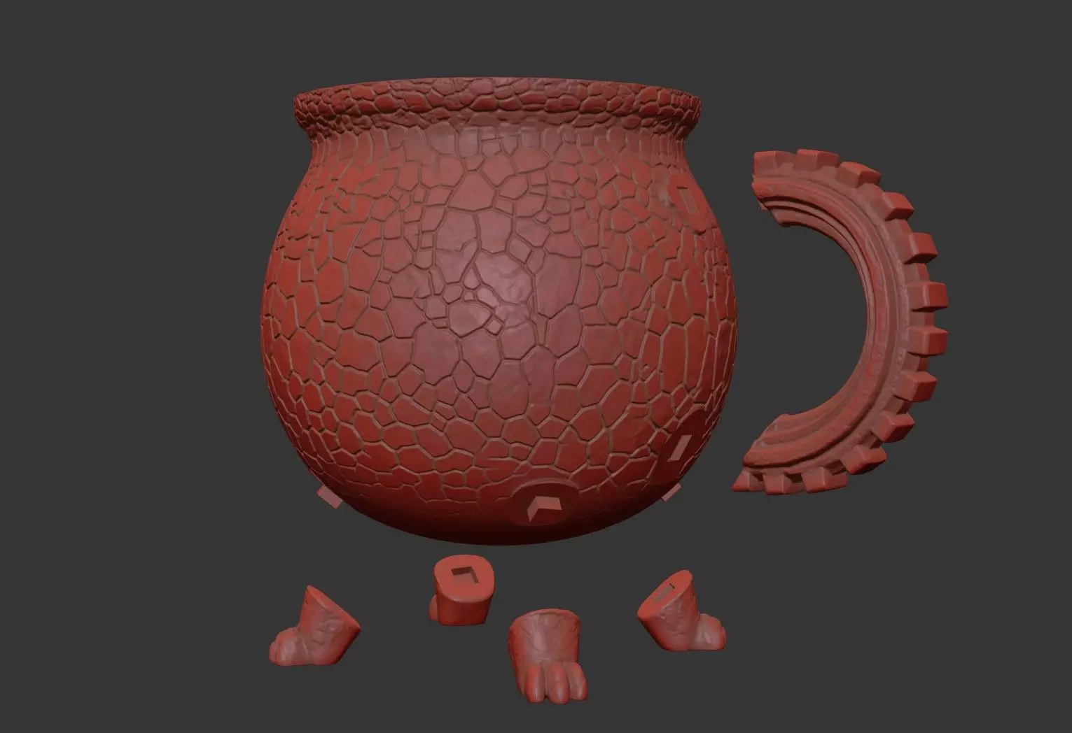 Dragon Mug 3D print model_7