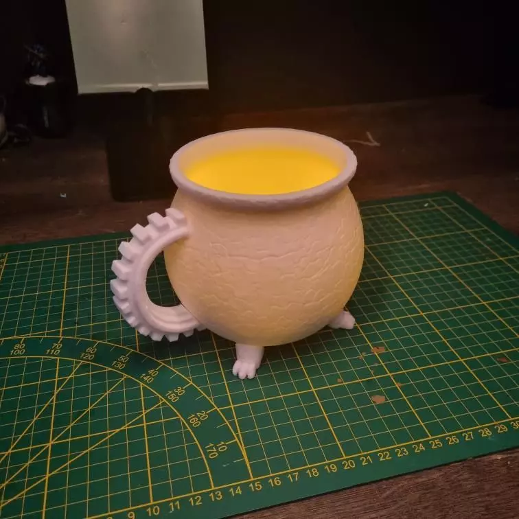Dragon Mug 3D print model_11