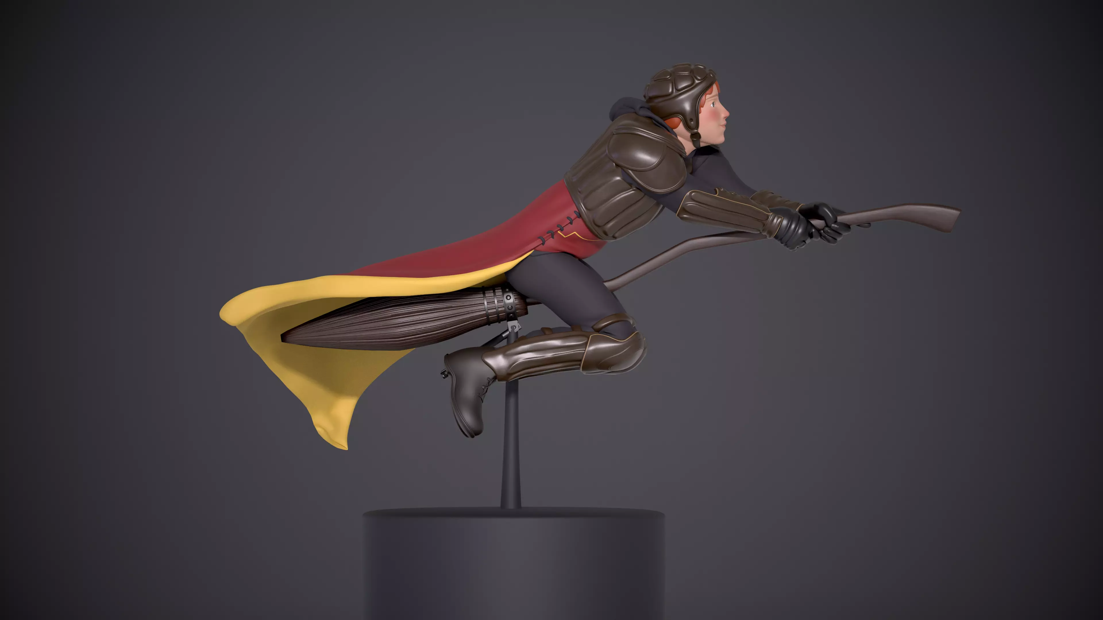 Ron Weasley Loyal Friend and Gryffindor Hero 3D print model_3