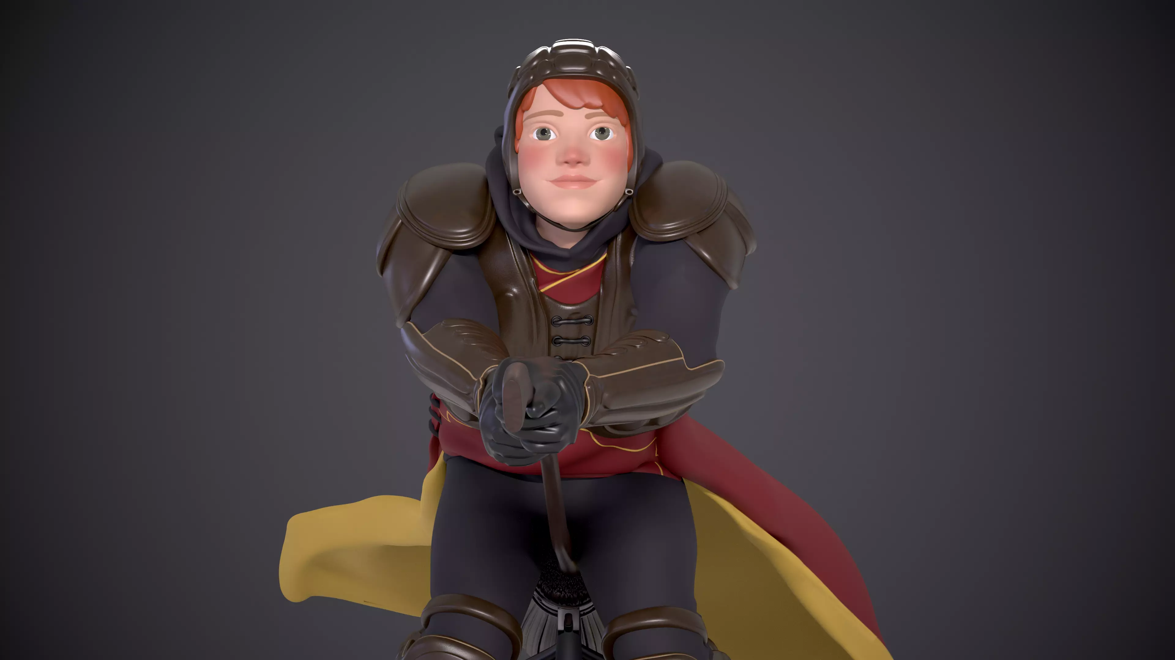 Ron Weasley Loyal Friend and Gryffindor Hero 3D print model_2