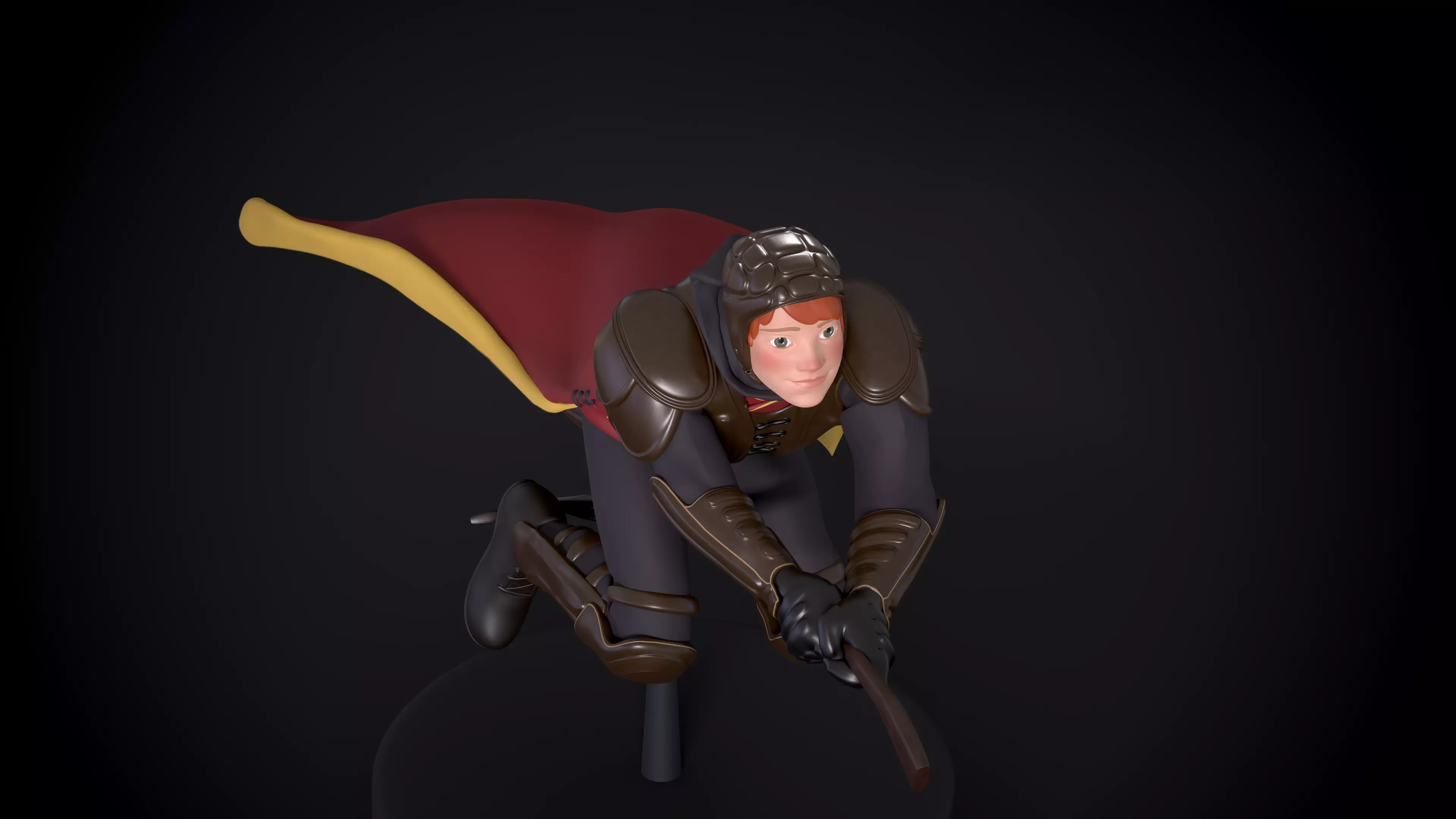 Ron Weasley Loyal Friend and Gryffindor Hero 3D print model_0