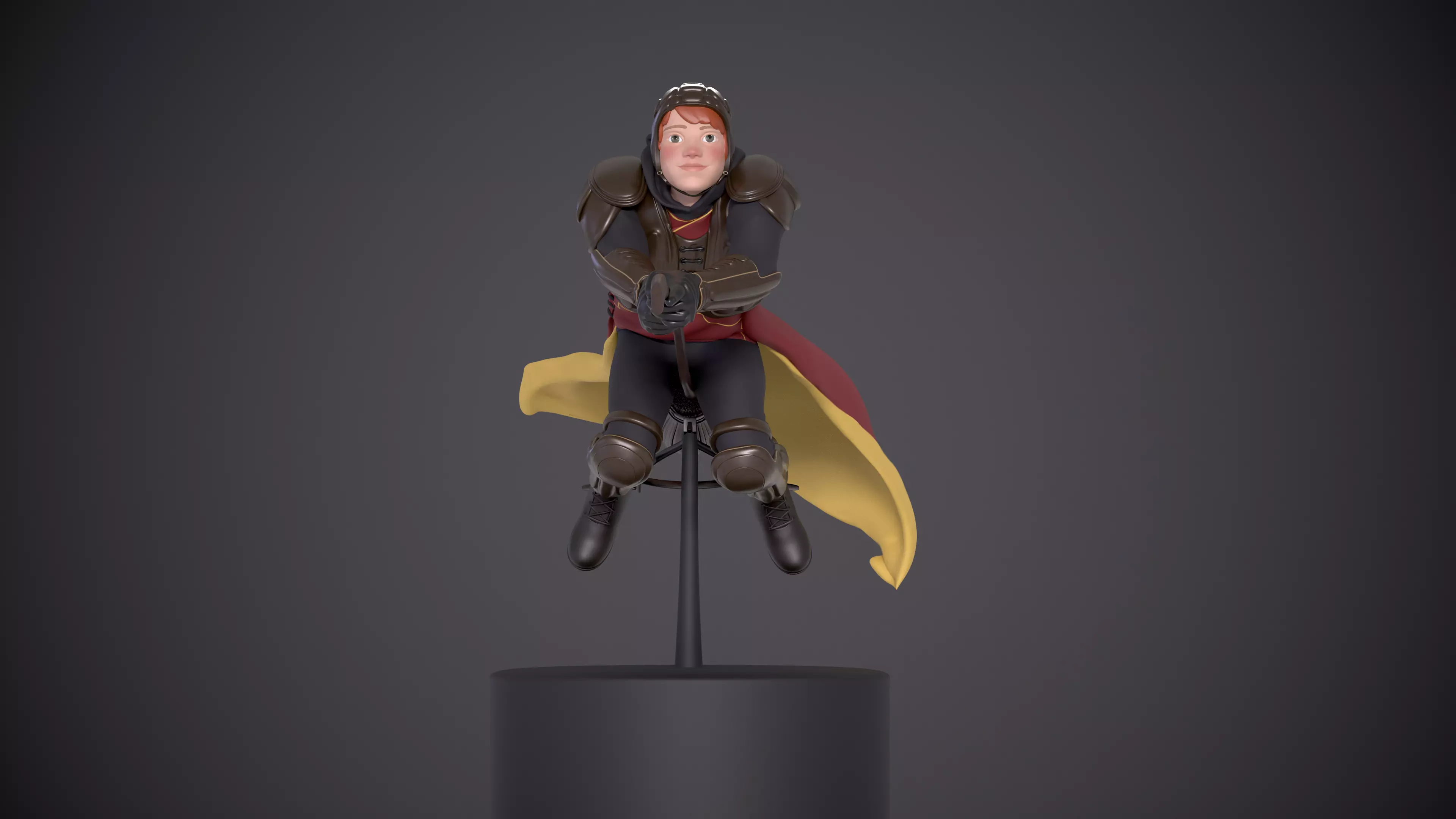 Ron Weasley Loyal Friend and Gryffindor Hero 3D print model_4