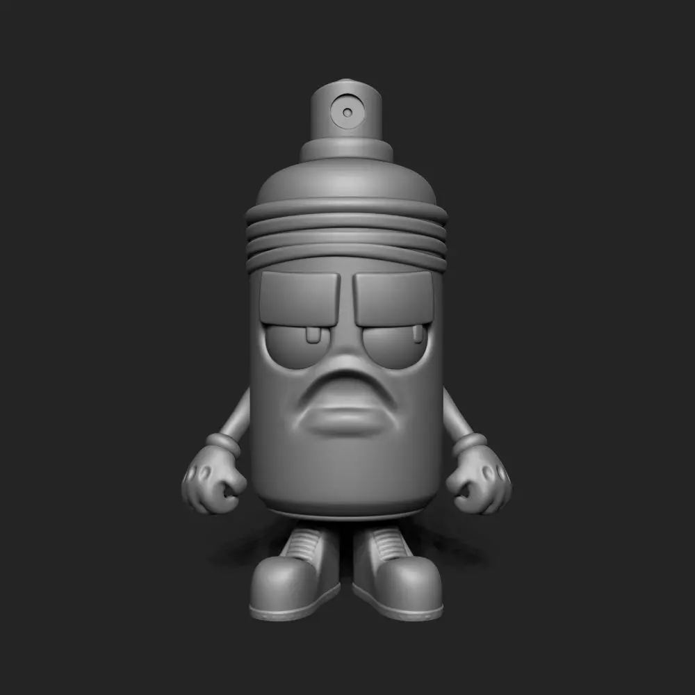 THE CLOGGED CAPS ART FIGURES Keychain 3D print model