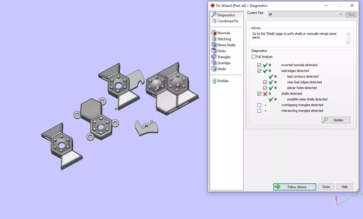 Bee de Chaumet Bracelet Hexagon 3D print model_12