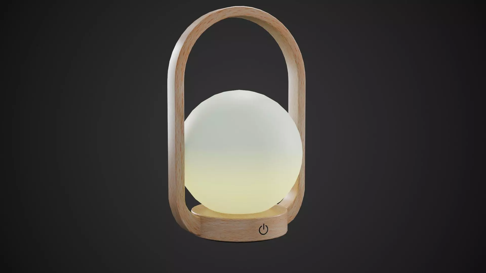 Skye Table Lamp Low-poly 3D model