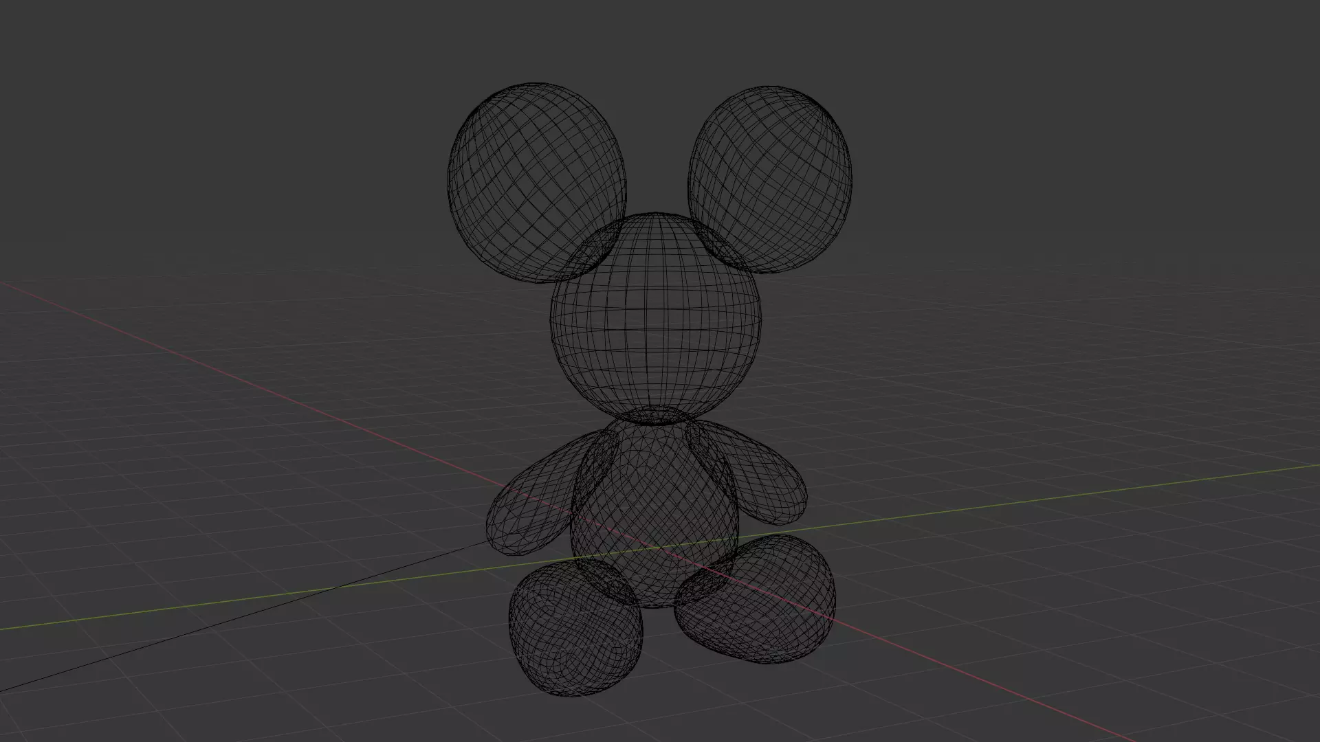 baloon mouse 3D model_1