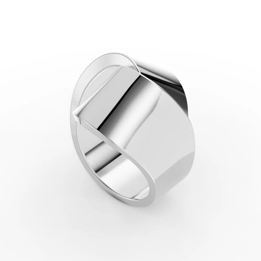 Abbraccio ring 3D print model_0