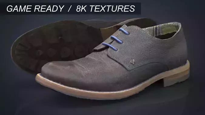 Shoes Low-poly 3D model