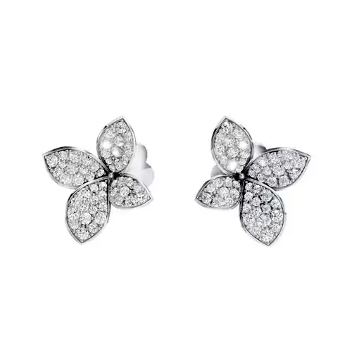 Pasqual Bruni giardini segreti flower stud earrings