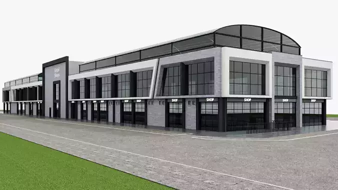 Modern Retail Store Building