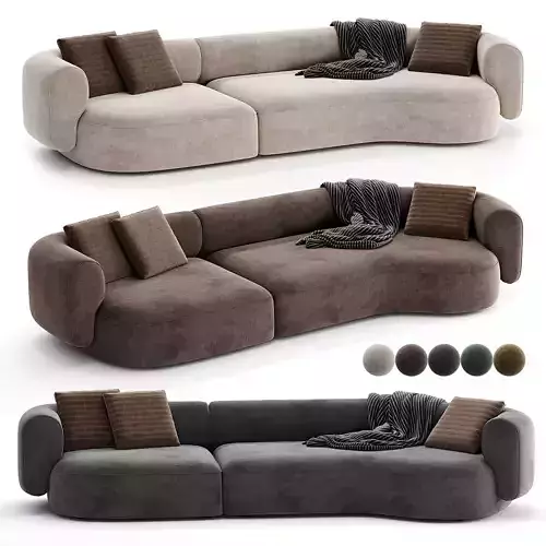 Contemporary Modern Hug Modular Sofa 