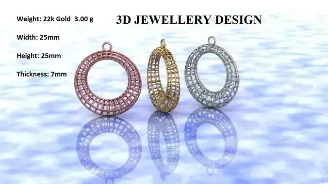Earrings jewelry design