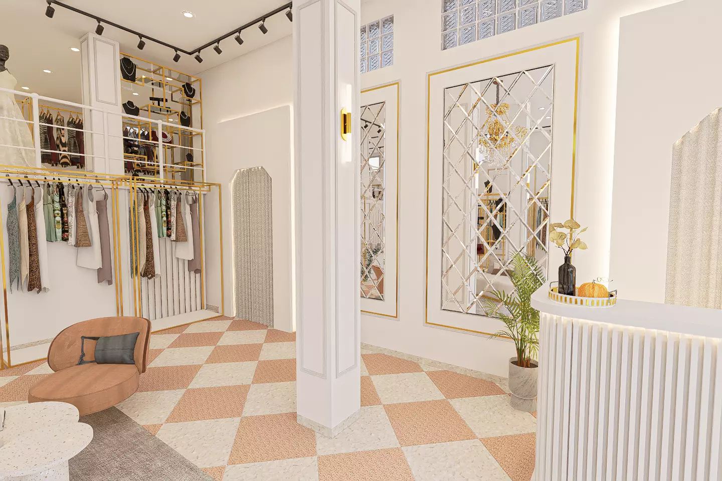 3D Wedding Shop Interior 3D model
