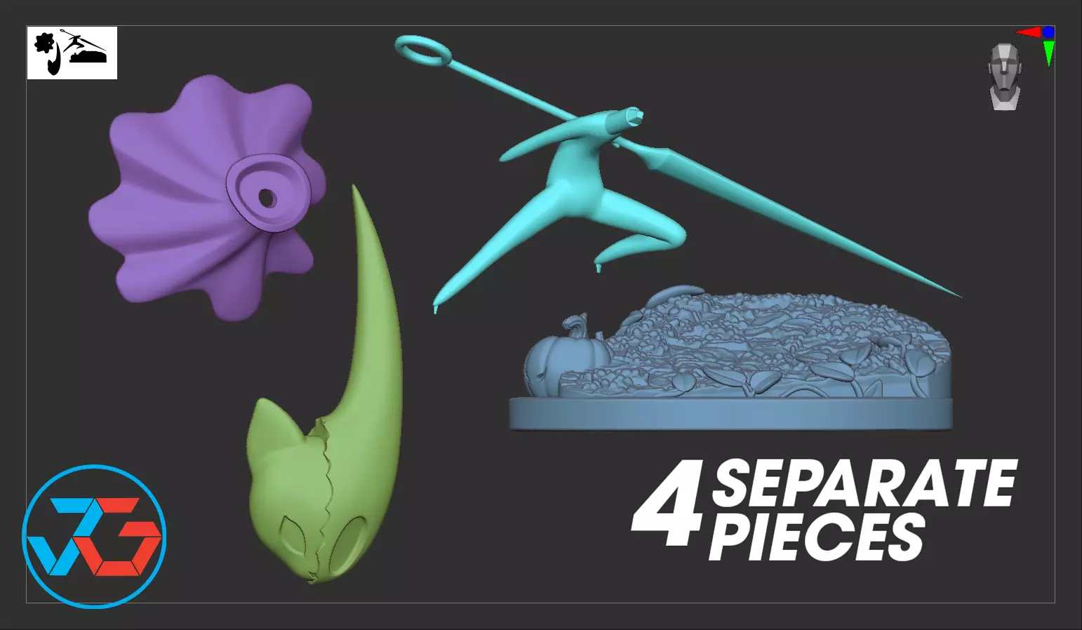 Holloween Silksong - Hornet - 3D Print Ready 3D print model_7