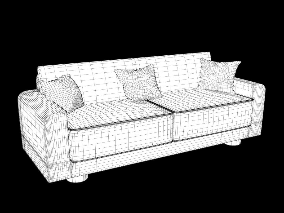 Sofa and Chair collection 3D model_6