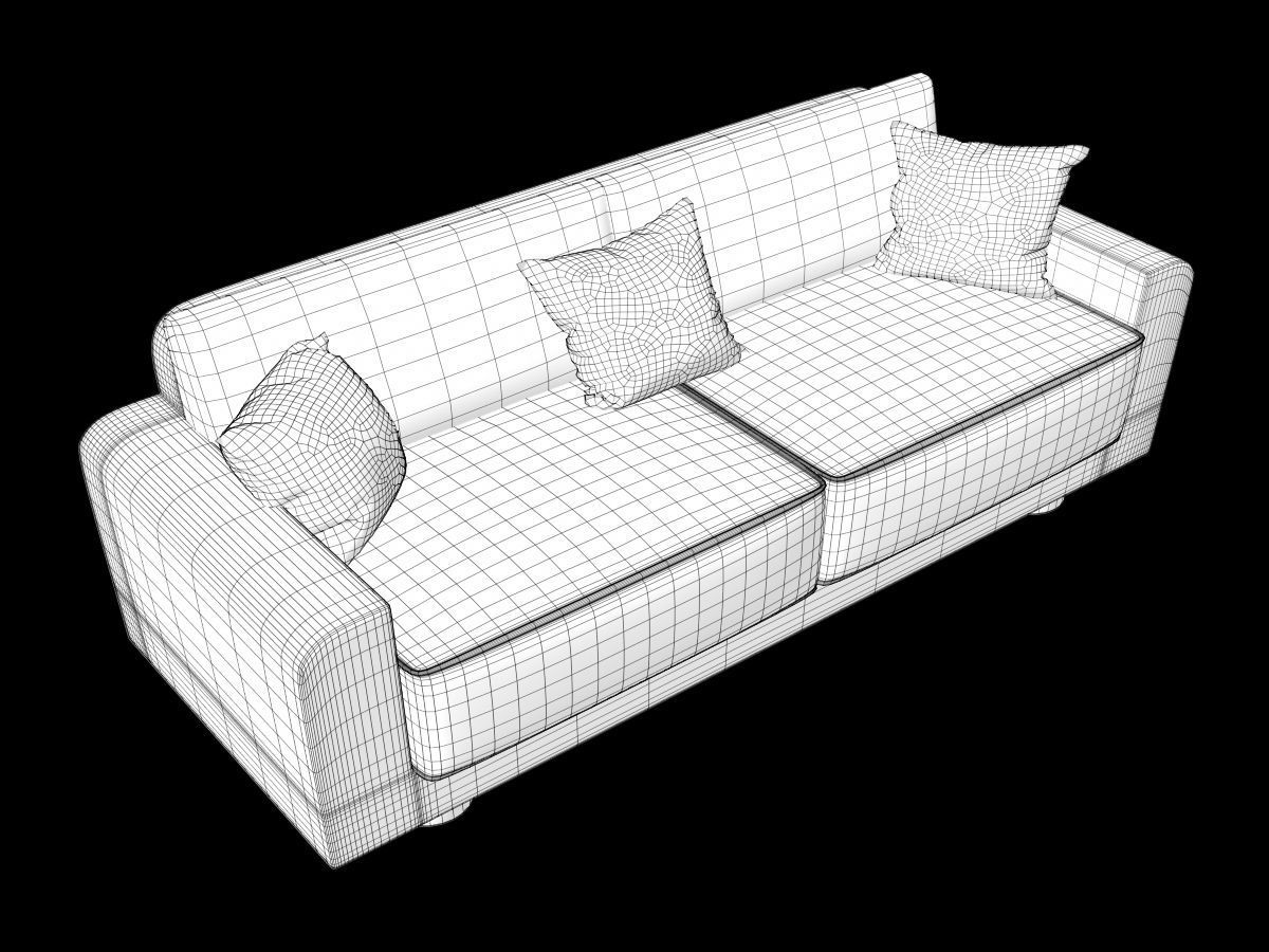 Sofa and Chair collection 3D model_5
