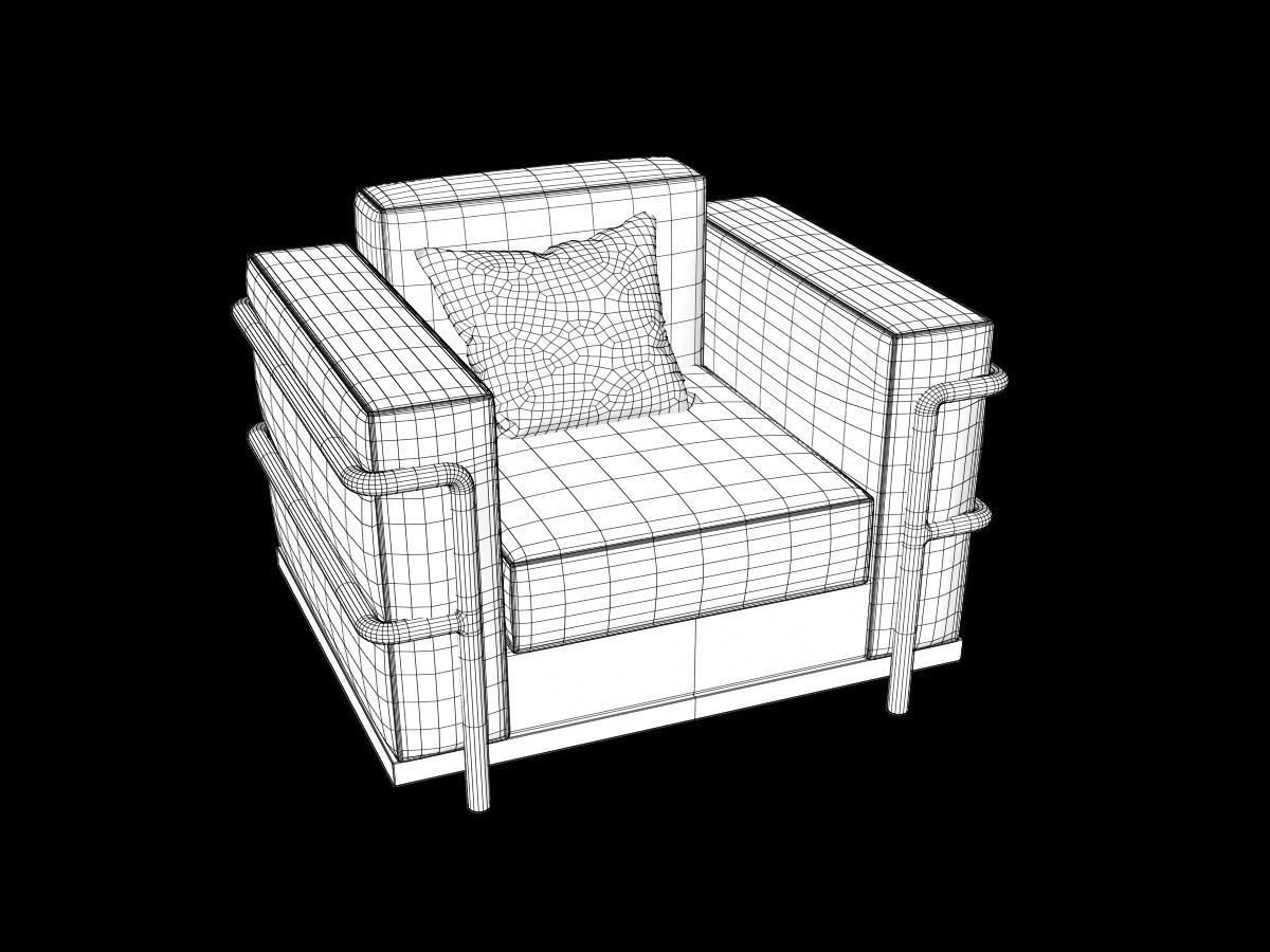 Sofa and Chair collection 3D model_33