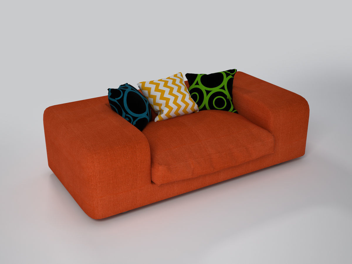 Sofa and Chair collection 3D model_11