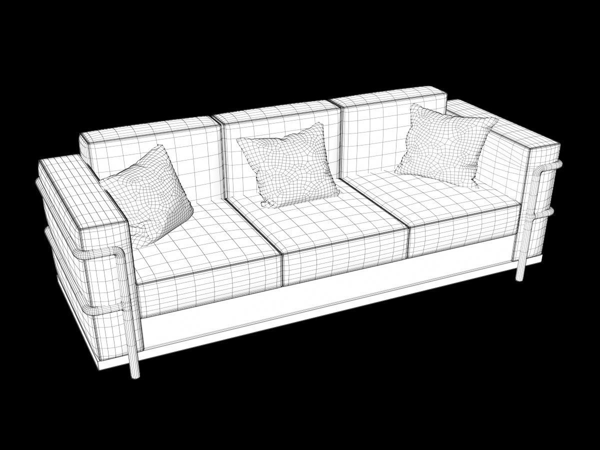 Sofa and Chair collection 3D model_30