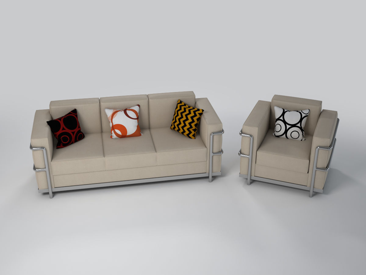 Sofa and Chair collection 3D model_26