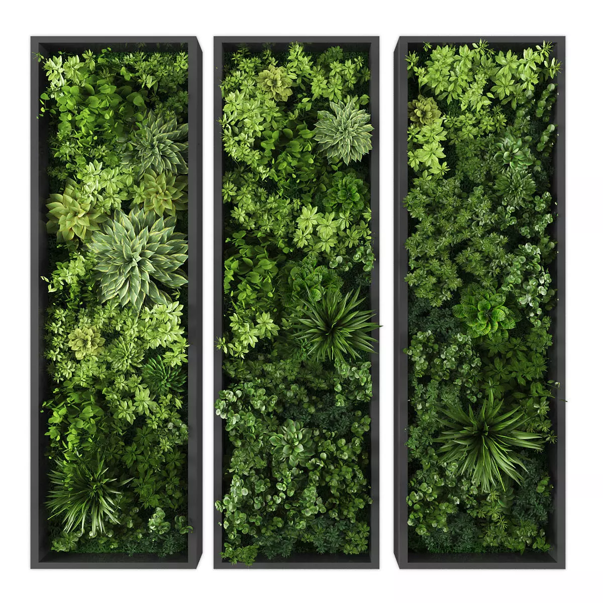 Vertical garden 273 Low-poly 3D model_0