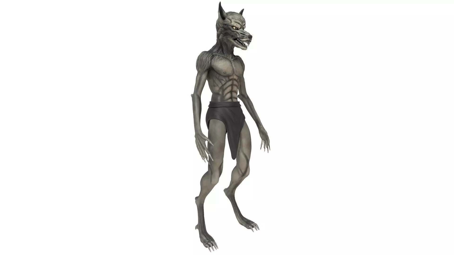 Aul Ghost Figure 3D model_1