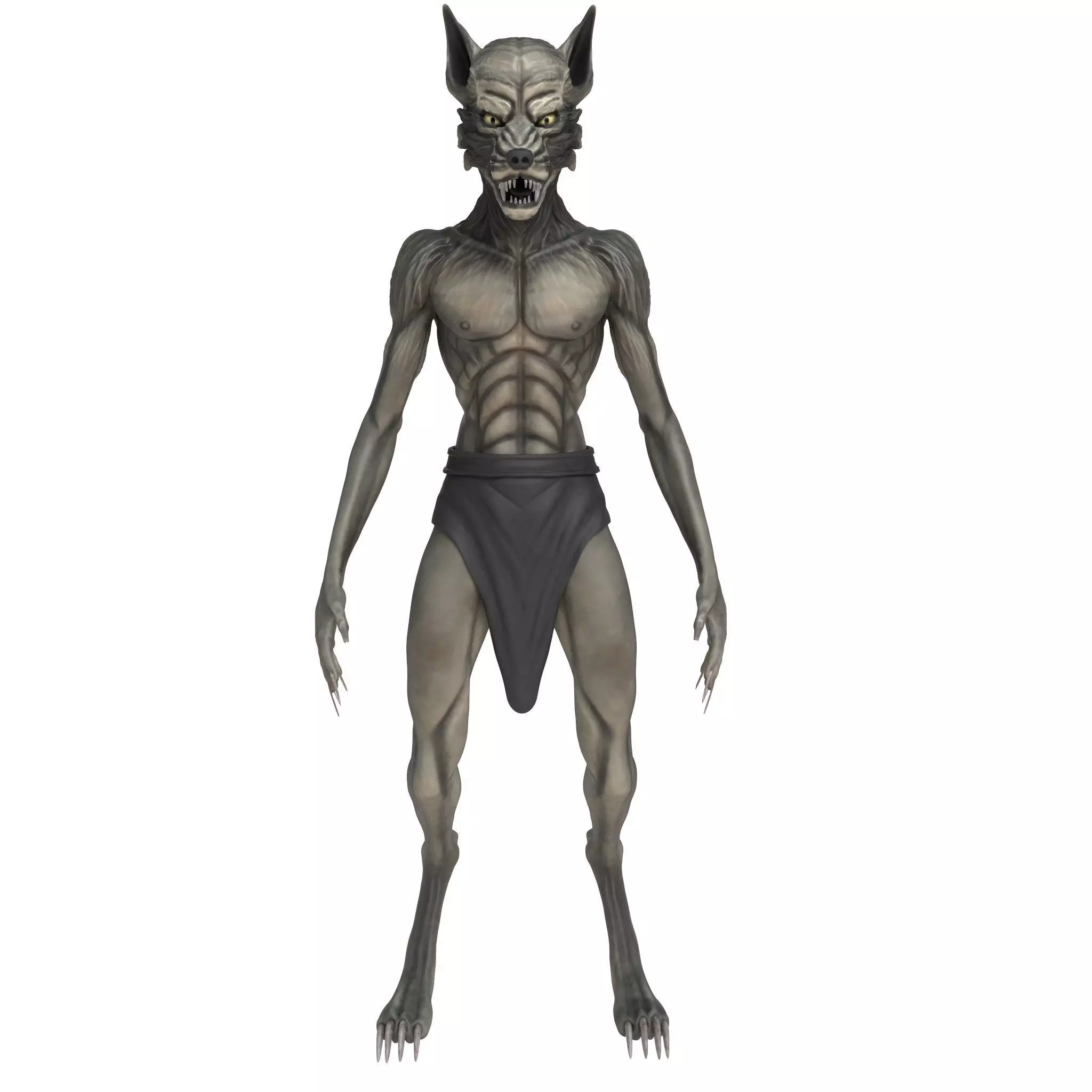 Aul Ghost Figure 3D model_0