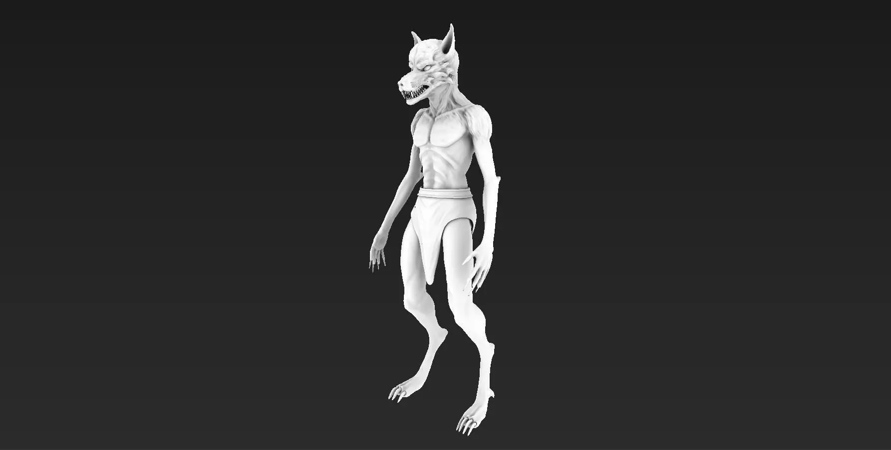 Aul Ghost Figure 3D model_12