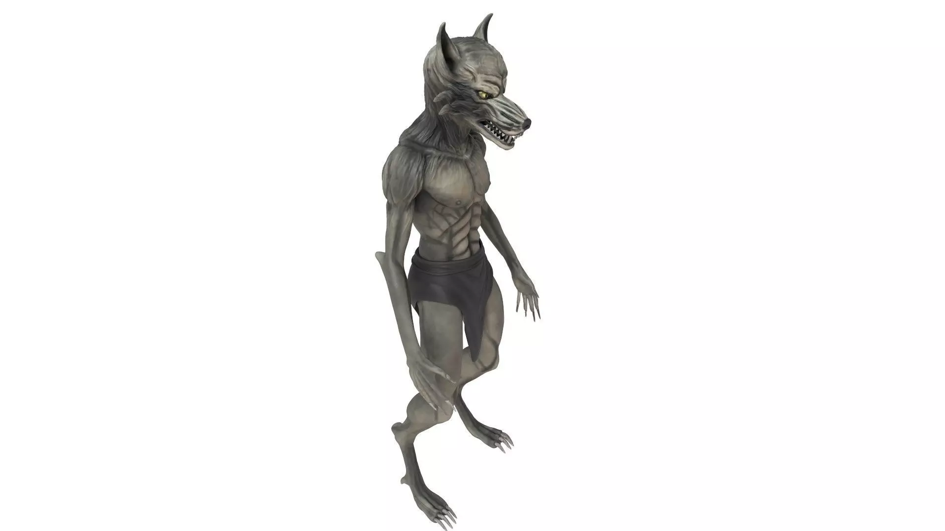 Aul Ghost Figure 3D model_4