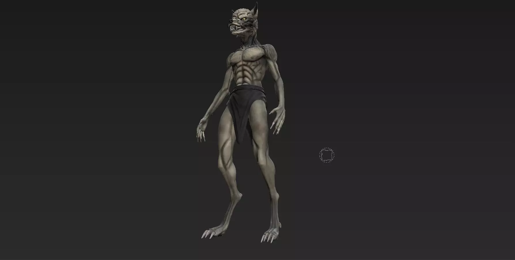 Aul Ghost Figure 3D model_11