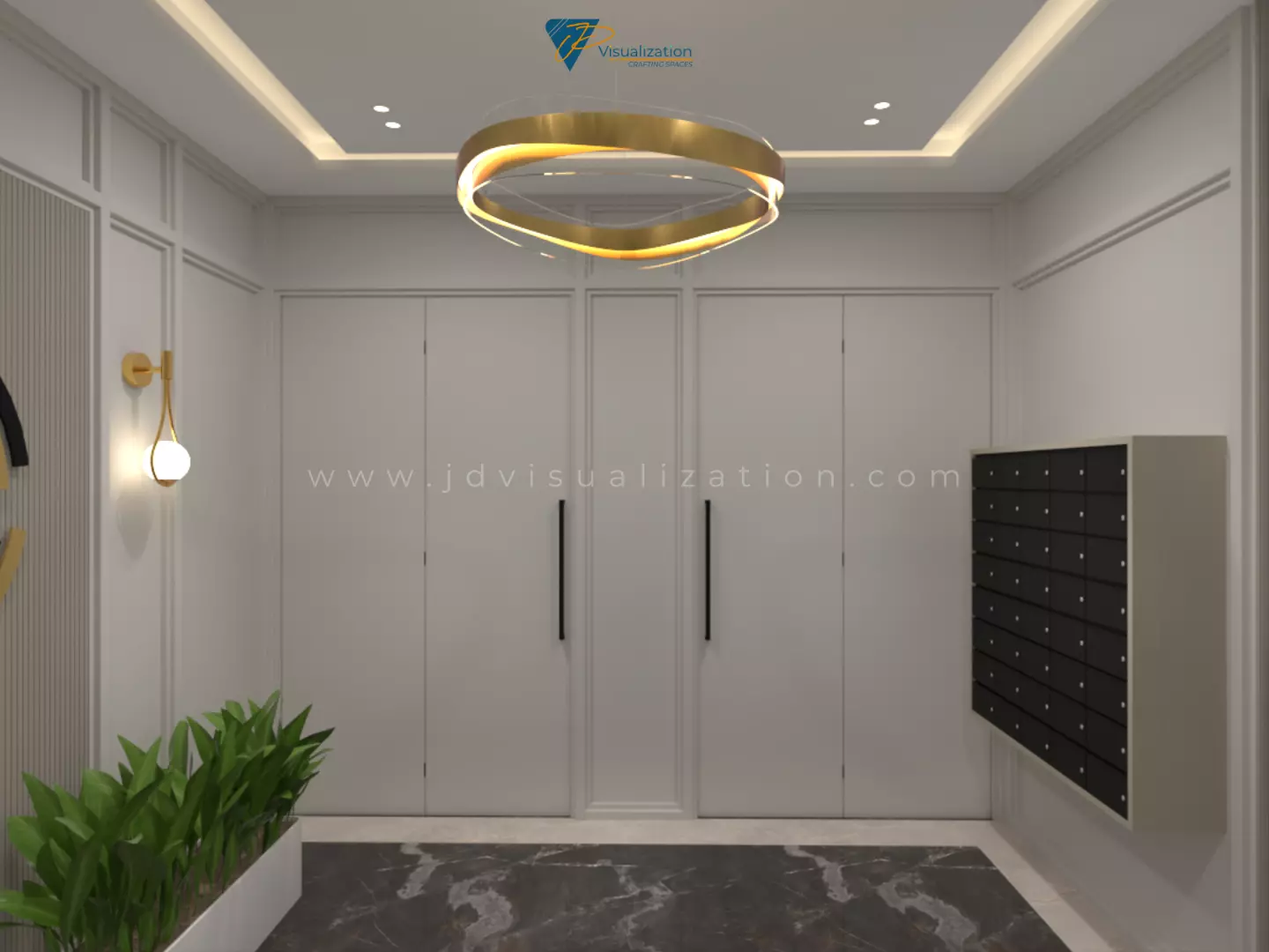 Entrance Lobby 3D model_9