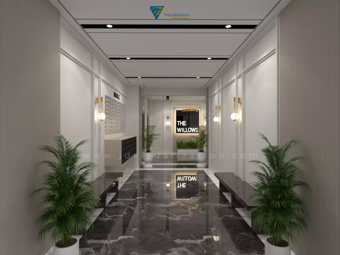 Entrance Lobby 3D model_0