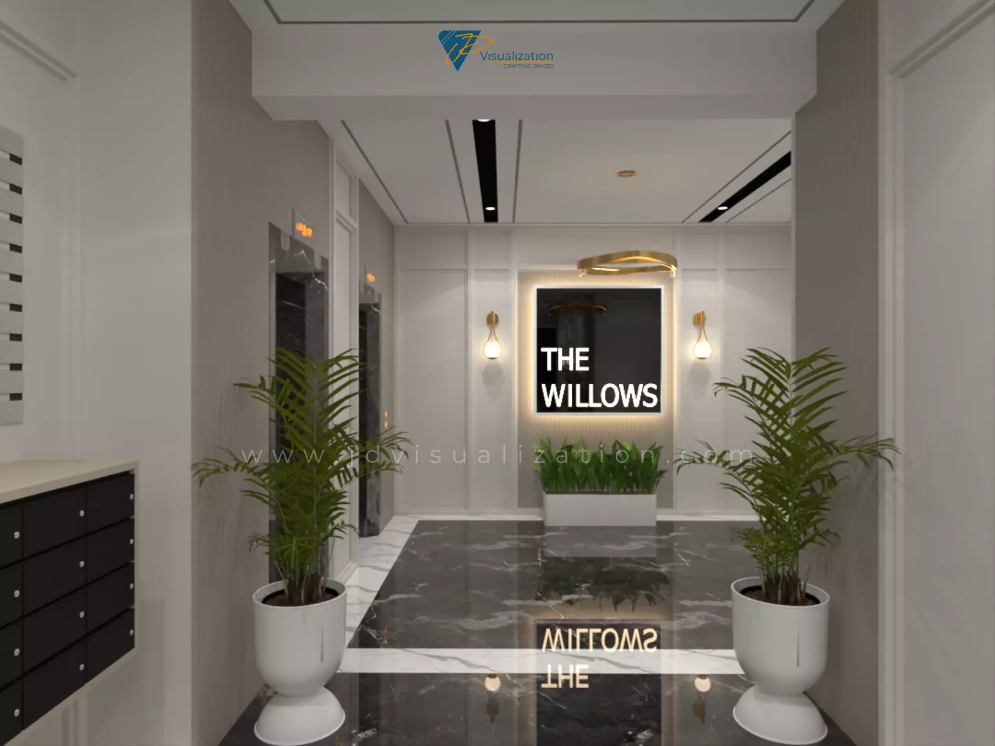 Entrance Lobby 3D model_1