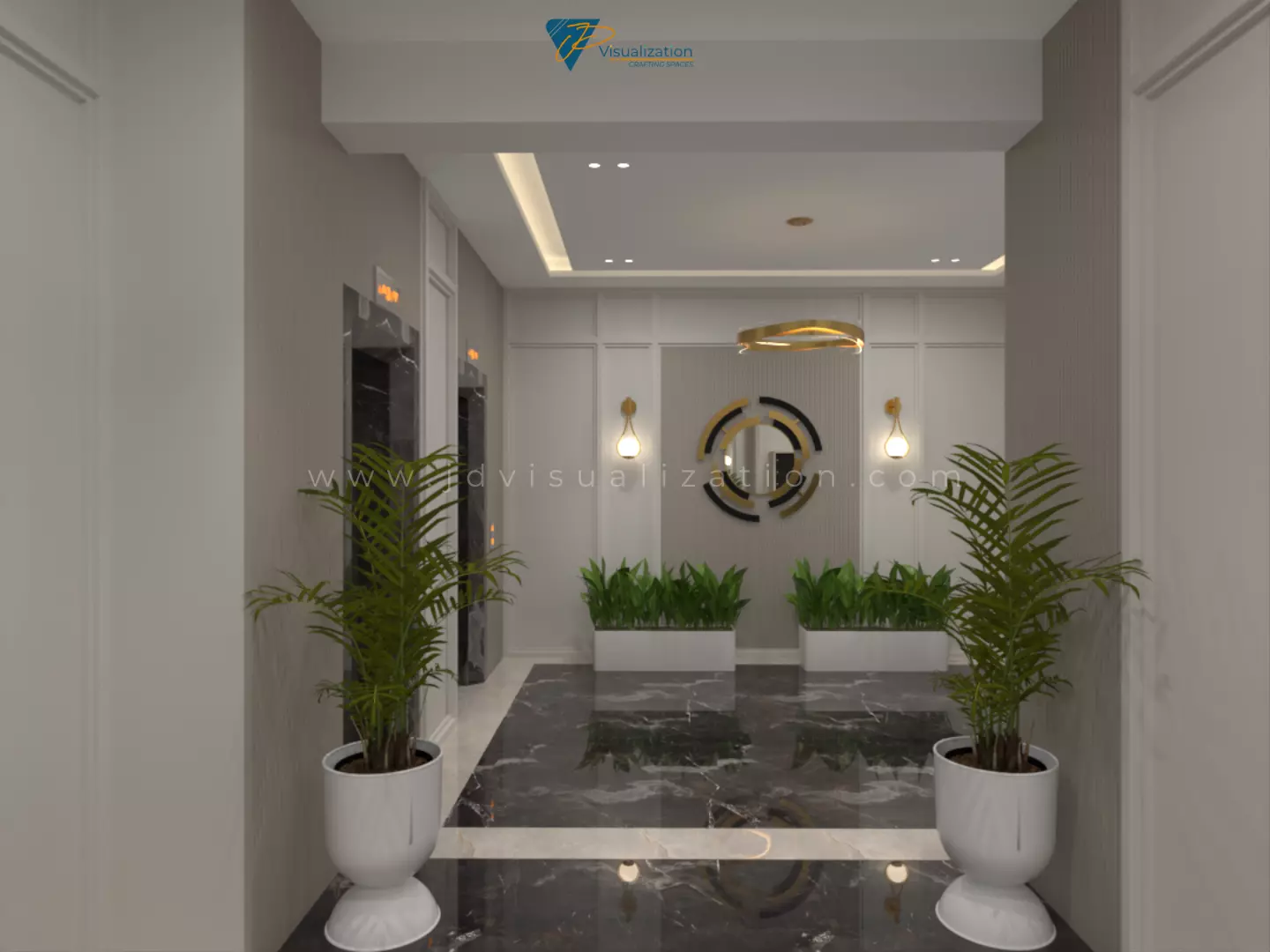 Entrance Lobby 3D model_3
