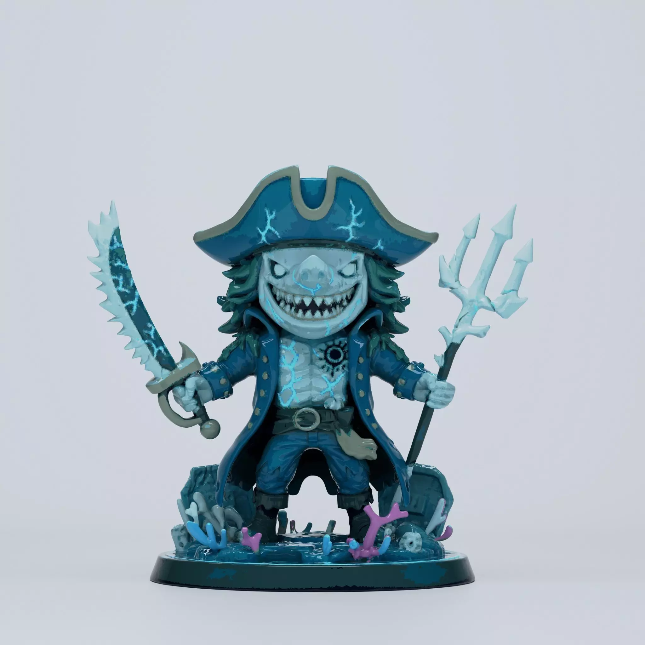 Chibi Arlong 3D print model_0