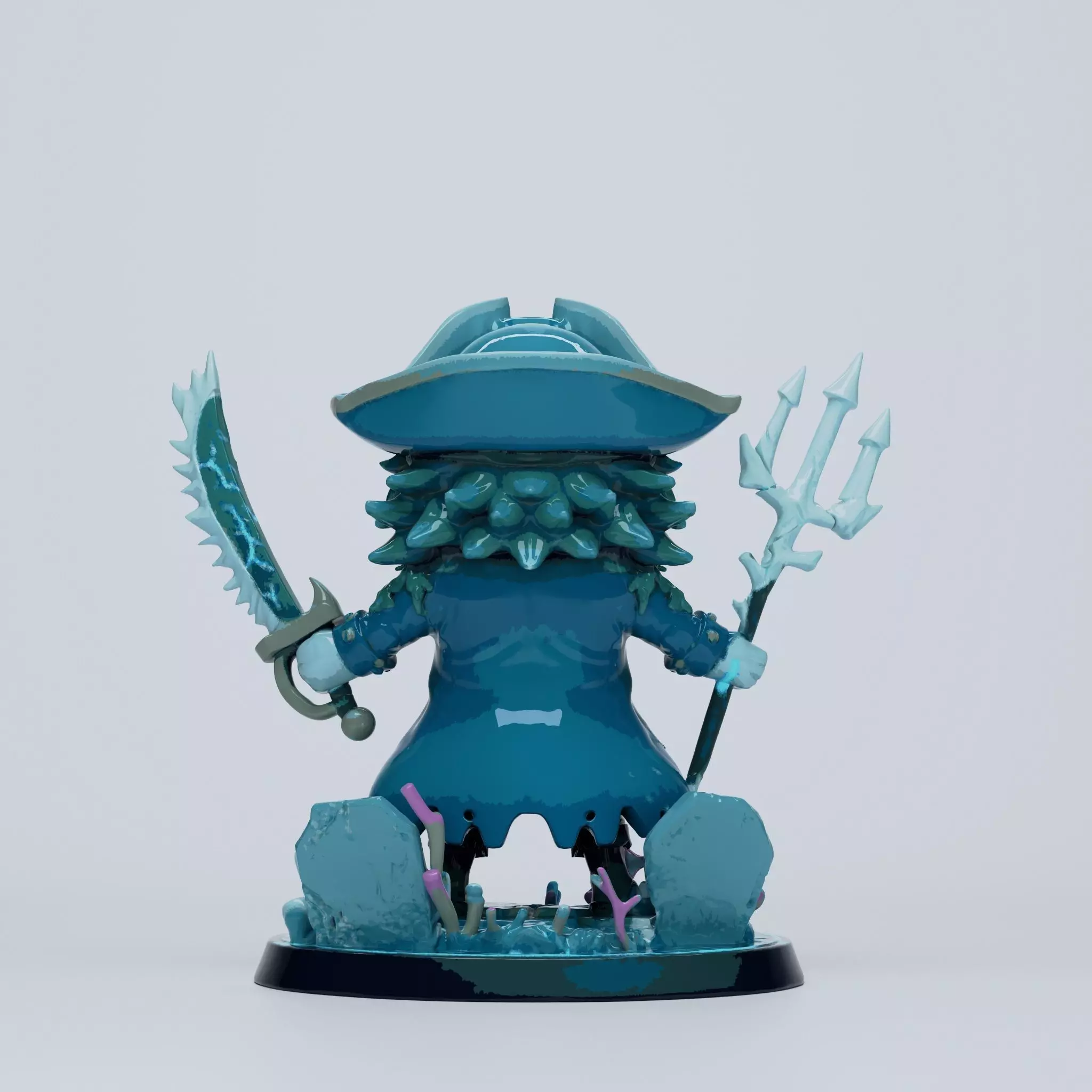 Chibi Arlong 3D print model_2