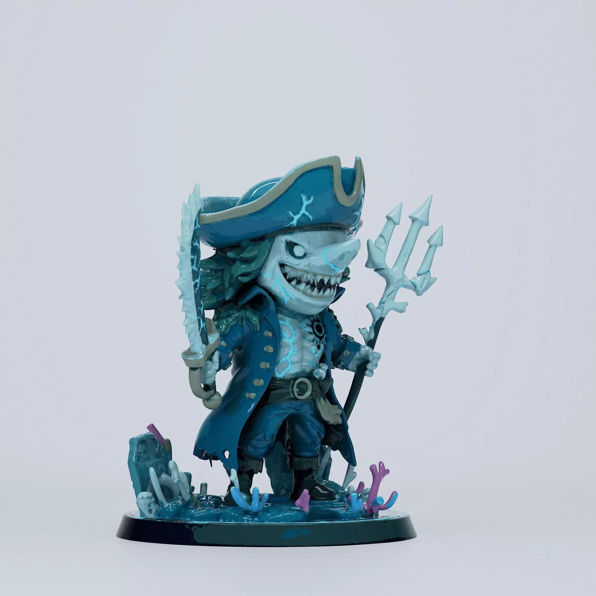 Chibi Arlong 3D print model_1